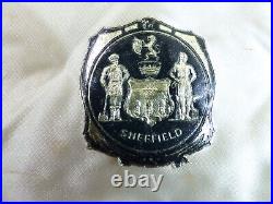 Vintage Trust Well Bros Sheffield, Eng 14 Pc Stainless Steel Set Antler Handles