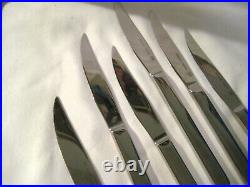 Vintage Wusthof Trident set of 6 steak knives in redwood case