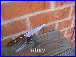 Vtg 4 Blade UNMARKED SABATIER K Fine Carbon Paring Knife & Wood Handle FRANCE