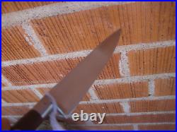 Vtg 4 Blade UNMARKED SABATIER K Fine Carbon Paring Knife & Wood Handle FRANCE