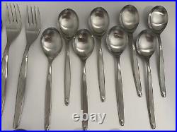 Vtg Dalia Stainless Inox 18/8 Cutlery 8 Place Setting Spain