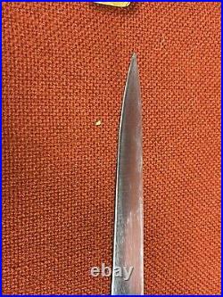 Vtg Nogent Style 4 Star Elephant Sabatier France Chef Knife Slicer 9.75 Rare Ht