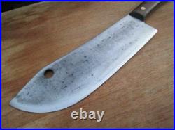WIDE Vintage VILLAGE BLACKSMITH Buffalo Skinner/ Lamb Splitter Butcher Knife