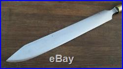 WOW Vintage Custom Carbon Steel Chef's Butcher-style Carving Knife RAZOR SHARP