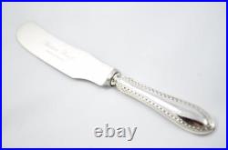 Walker & Hall Silver Handled Cheese Serving Set Feather Edge Pattern 1921