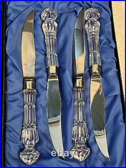 Waterford Crystal Steak Knives set of 8 9.25 Excellent used condition