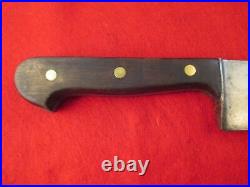 Wusthof Carbon Steel 10 inch Chef Knife Ebony Laminated Handle 4582-562/10