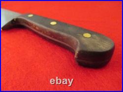 Wusthof Carbon Steel 10 inch Chef Knife Ebony Laminated Handle 4582-562/10