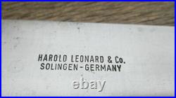XL Vintage Harold Leonard/Tarpona Germany Carbon Steel Chef Knife RAZOR SHARP