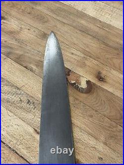XL Vtg Sabatier K 12 Blade Carbon Steel Chefs Knife Rare Htf Ships Now, Mint