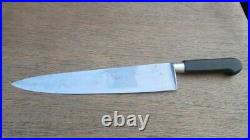 XXL Antique SABATIER Maxeur & Cie. Carbon Steel Nogent Chef Knife RAZOR SHARP