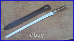 XXL Vintage Hoffritz/Wusthof Germany Chef's Master Carving/Salmon Knife withStag