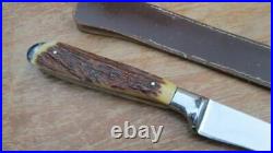 XXL Vintage Hoffritz/Wusthof Germany Chef's Master Carving/Salmon Knife withStag