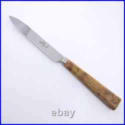 ZEN by ALAIN SAINT-JOANIS Set of 12 Olive Wood Handled Stainless Dinner Knives